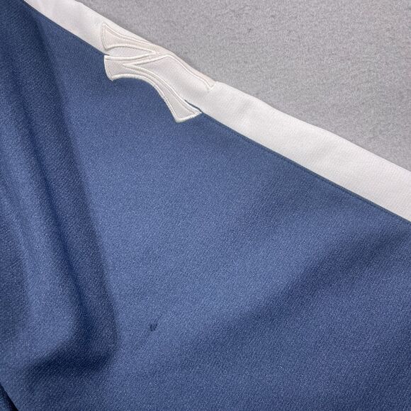 New York Yankees Jacket Men XL Stitches Athletic Zip Up Full Track‎ Navy White - Picture 3 of 12